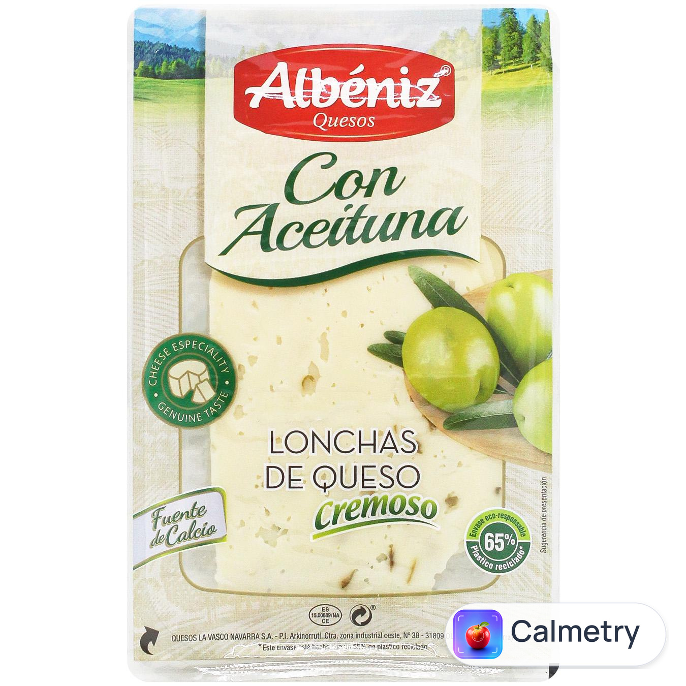 Сир Albeniz з оливками 45% 60г