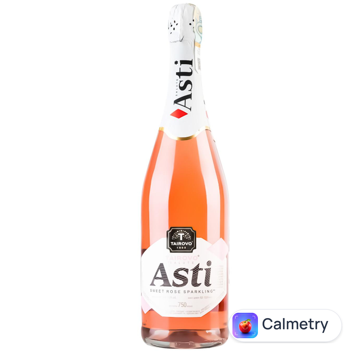 Вино ігристе Таїрово Salute Asti Premium рожеве солодке 10-13,5% 0,75л