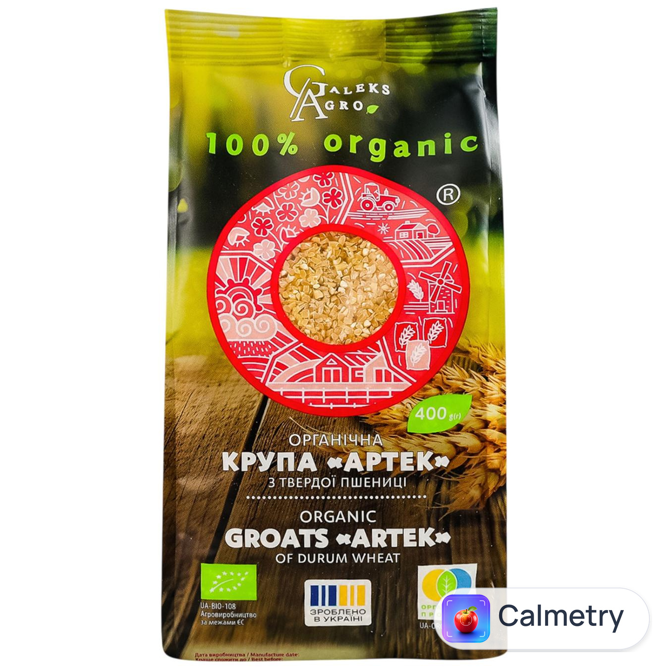Крупа Galeks-Agro Артек з твердої пшениці органічна 400г