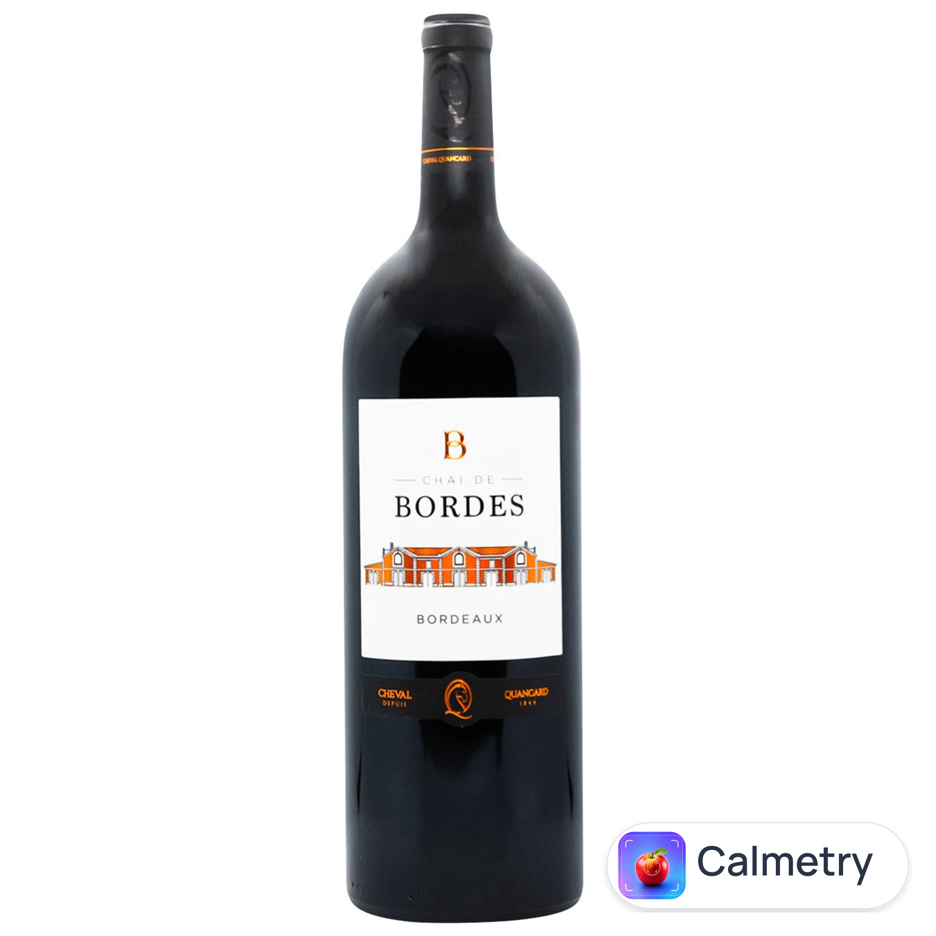 Вино Chai de Bordes Bordeaux червоне сухе 13,5% 1,5л