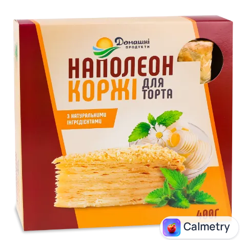 Коржі «Домашні продукти» «Наполеон»