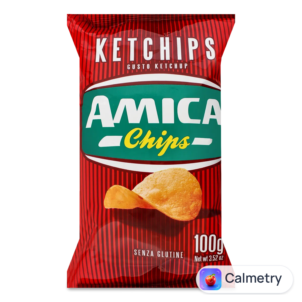 Чипси Amica картопляні зі смаком кетчупу 100г