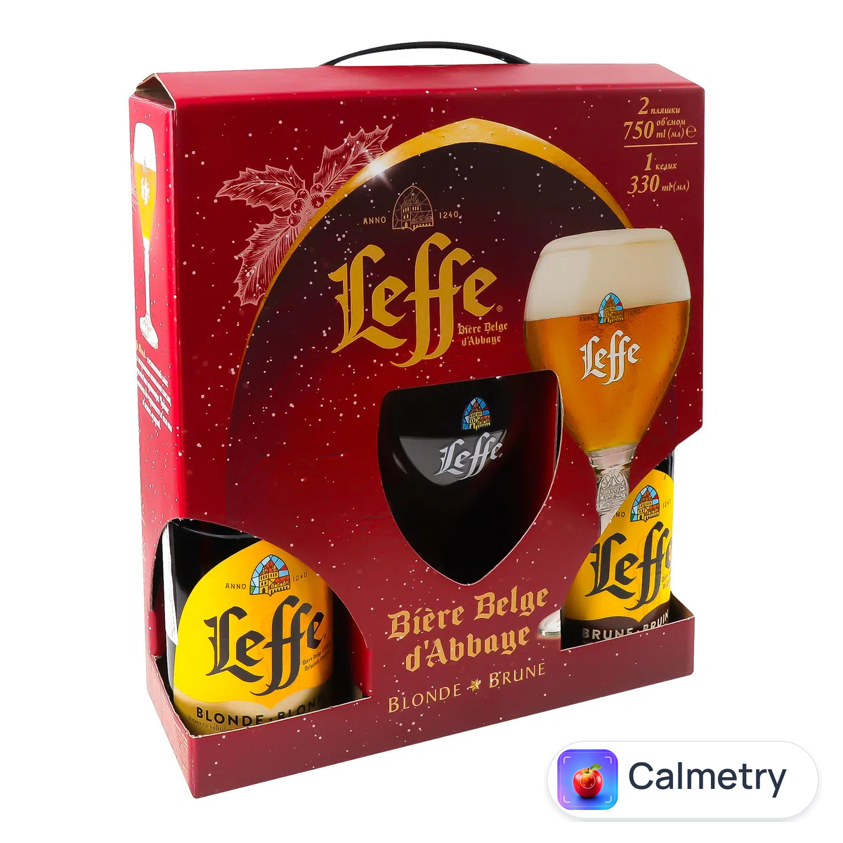 Пиво Leffe Blonde світле + Brune темне + келих 0,33 л