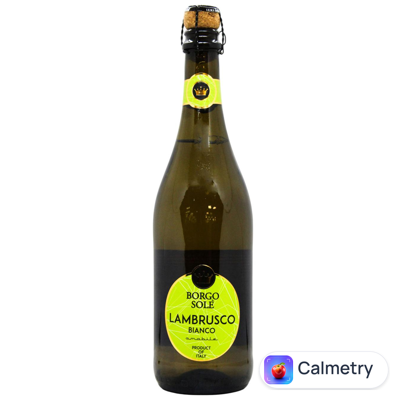 Вино ігристе Borgo Sole Lambrusco біле напівсолодке 8% 0,75л
