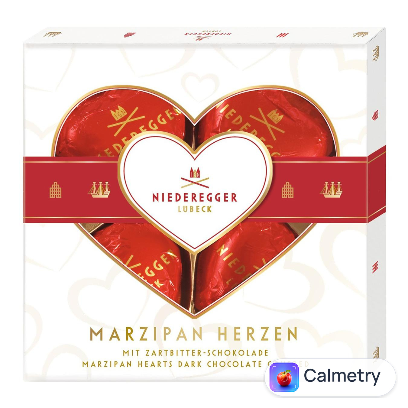 Цукерки Niederegger Марципанові серця 125г