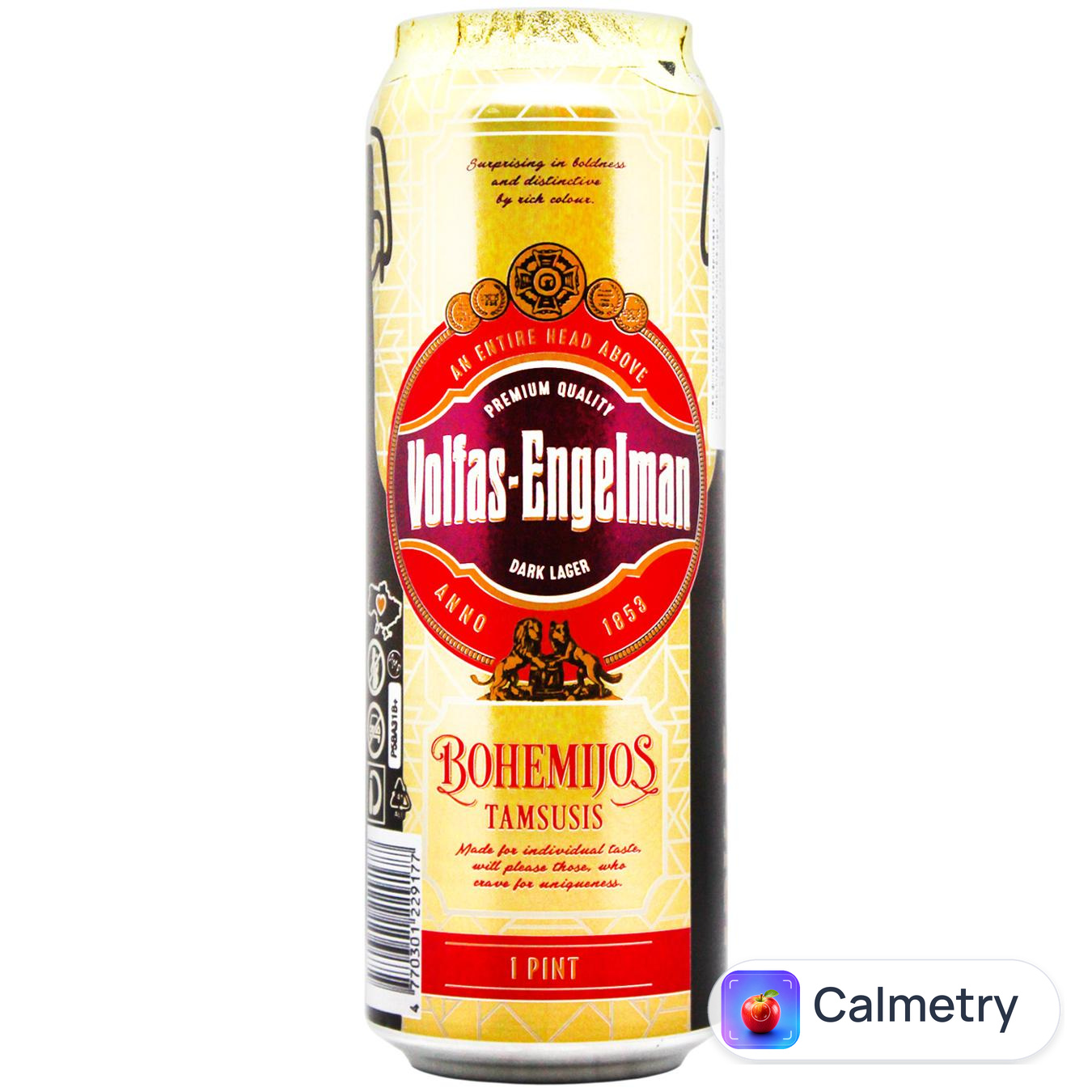 Пиво Volfas Engelman Bohemijos темне 4,2% 0,568л