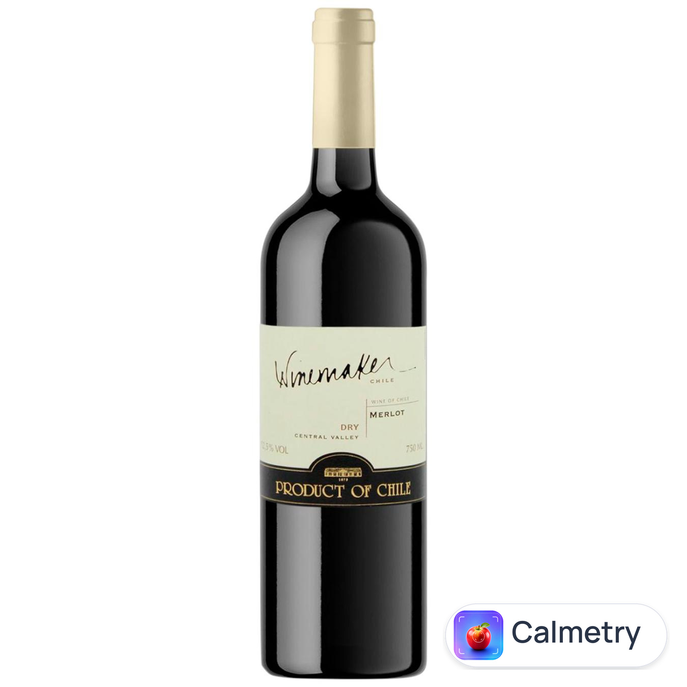 Вино Winemaker Merlot червоне сухе 12,5% 0,75л