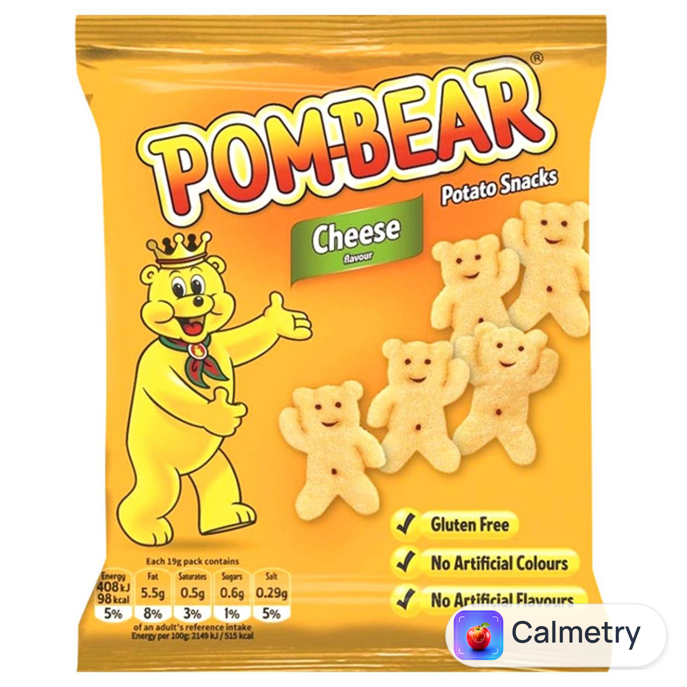 Снеки Pom Bear картопляні зі смаком сиру 65г
