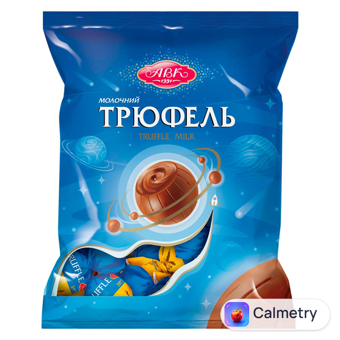 Цукерки АВК Трюфель молочний 200г