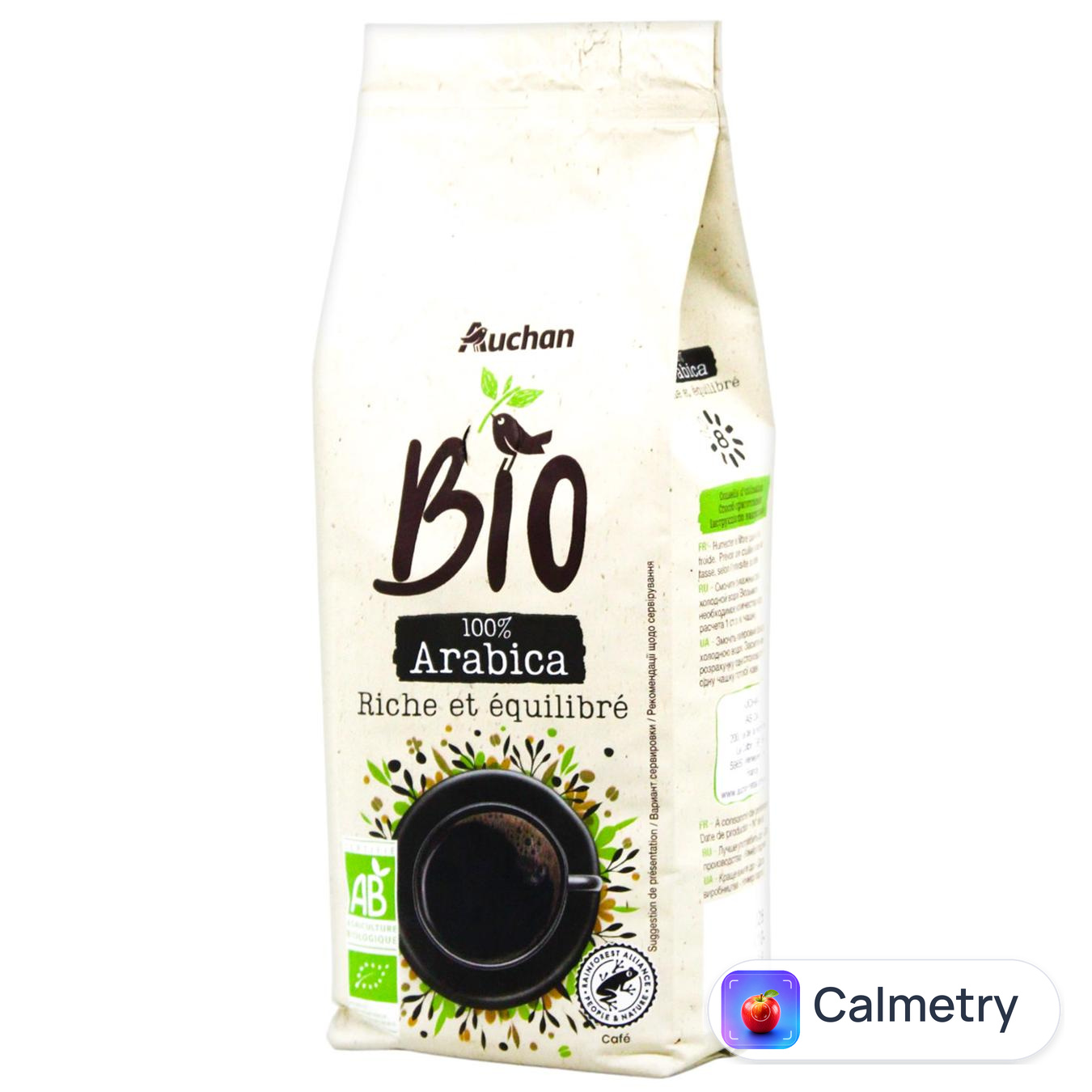 Кава мелена Auchan Bio 100% Арабіка 250г