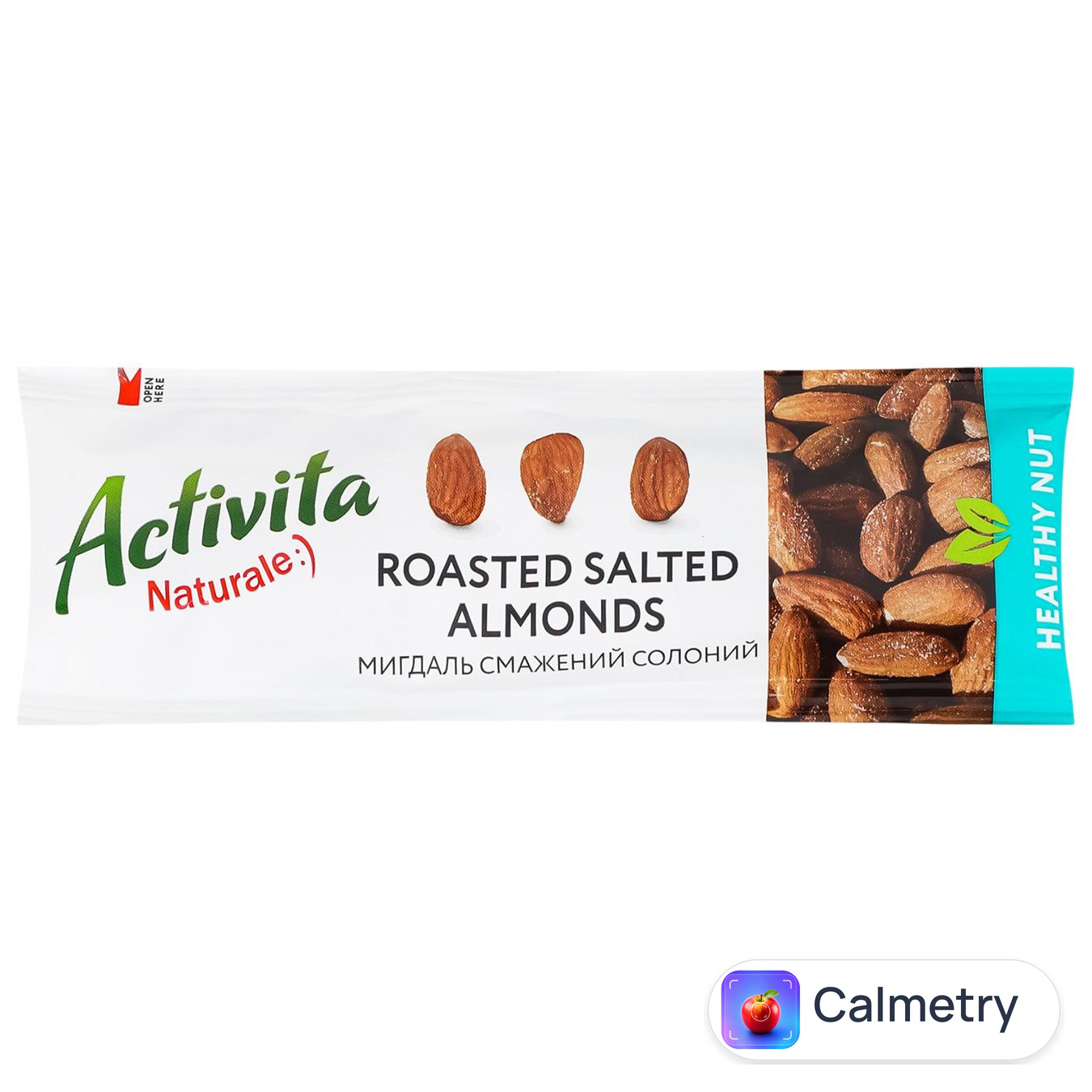 Мигдаль Activita Healthy Nut смажений солоний 30г
