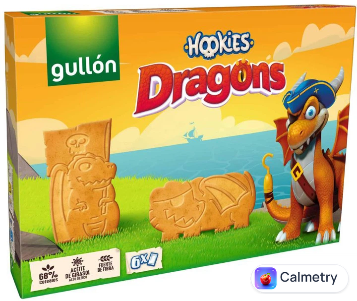 Печиво Gullon Hookies Dragons 330 г