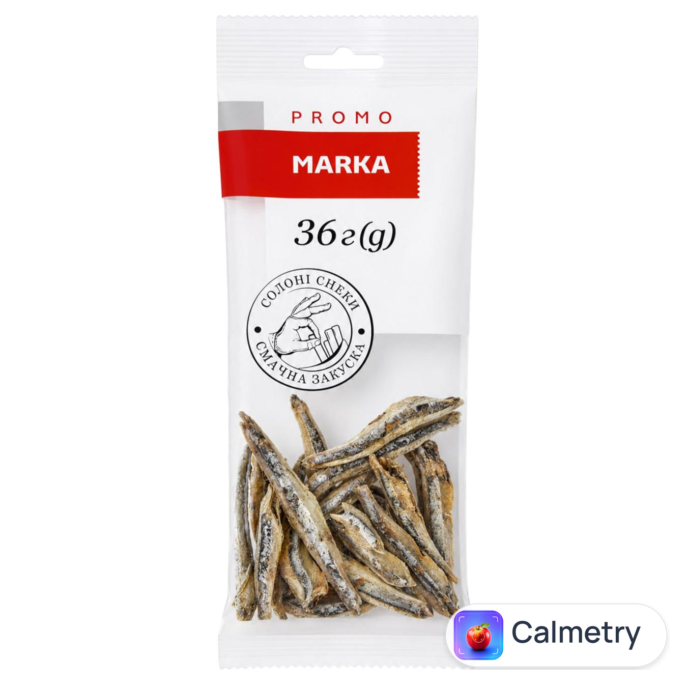 Анчоуси Marka Promo сушені солоні 36г — фото продукту