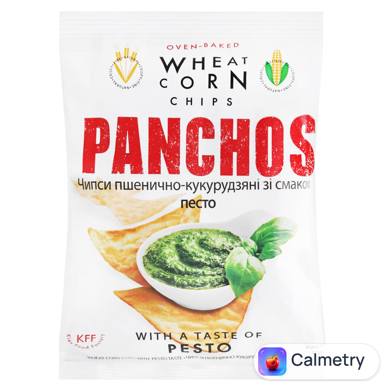 Чипси Panchos зі смаком соусу Песто 82г — фото продукту