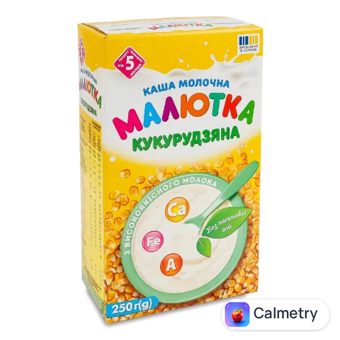 Каша «Малишка» кукурудзяна молочна