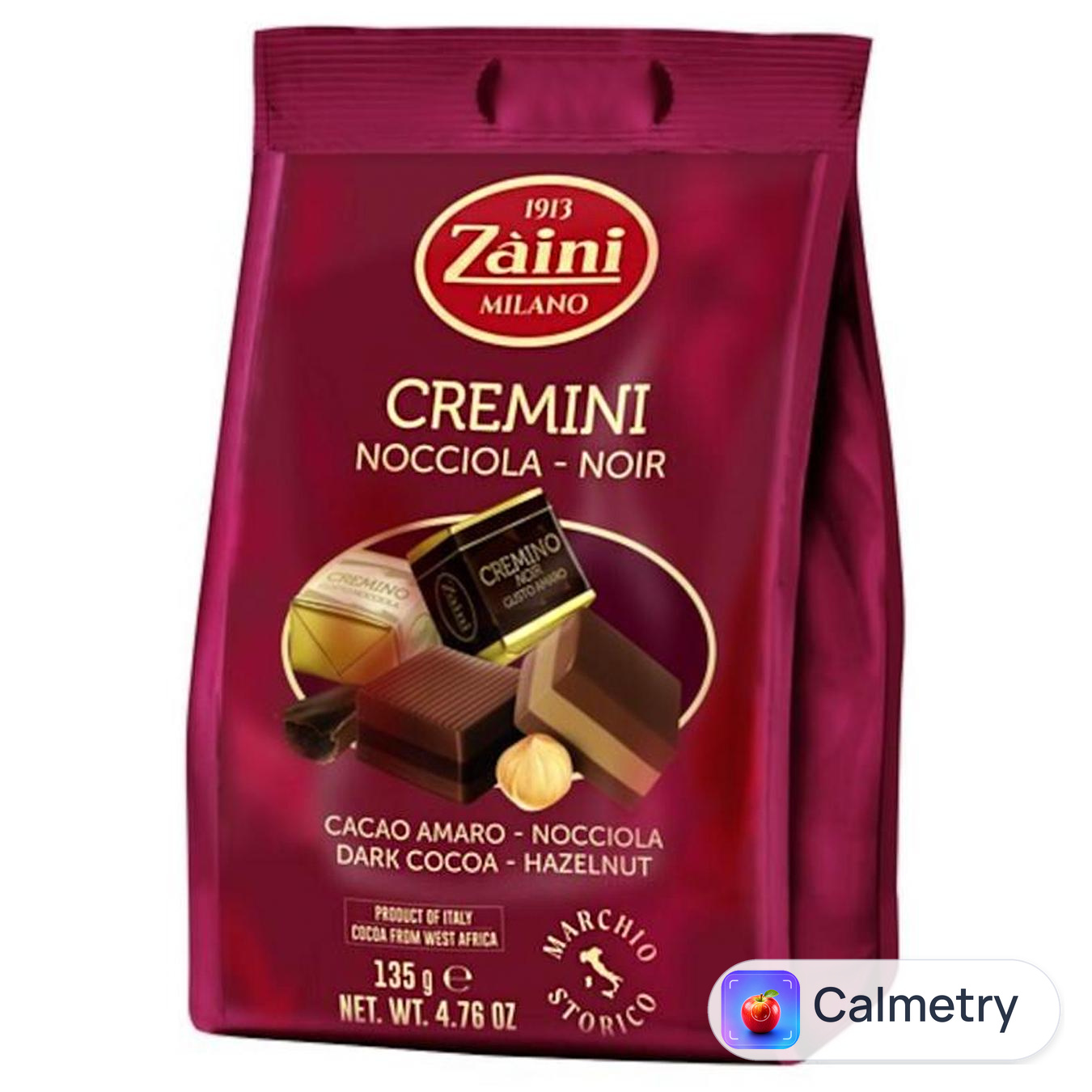 Цукерки Zaini Cremini асорті з фундуком 135г