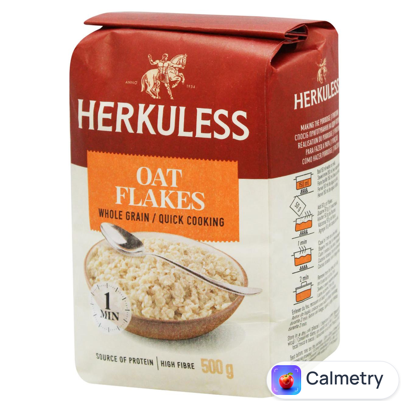 Пластівці вівсяні Herkuless 500г — фото продукту