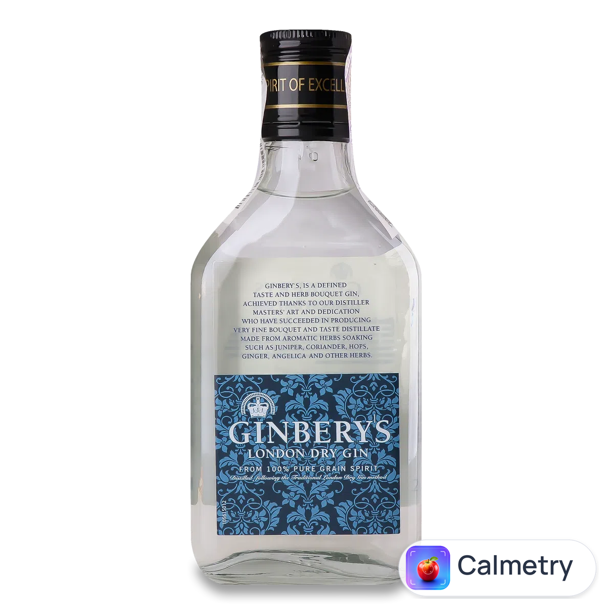 Джин Ginbery's London Dry Gin 0,2л