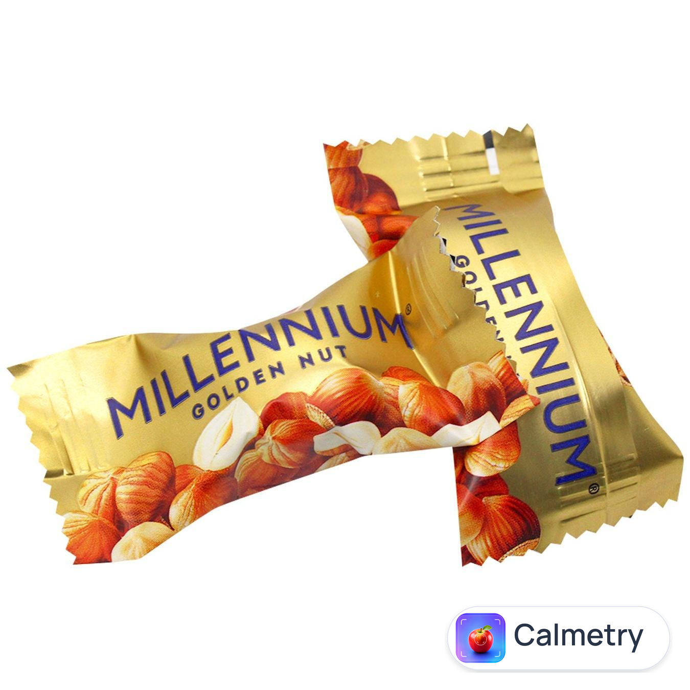 Цукерки Millennium Golden Nut з начинкою та цілими горіхами