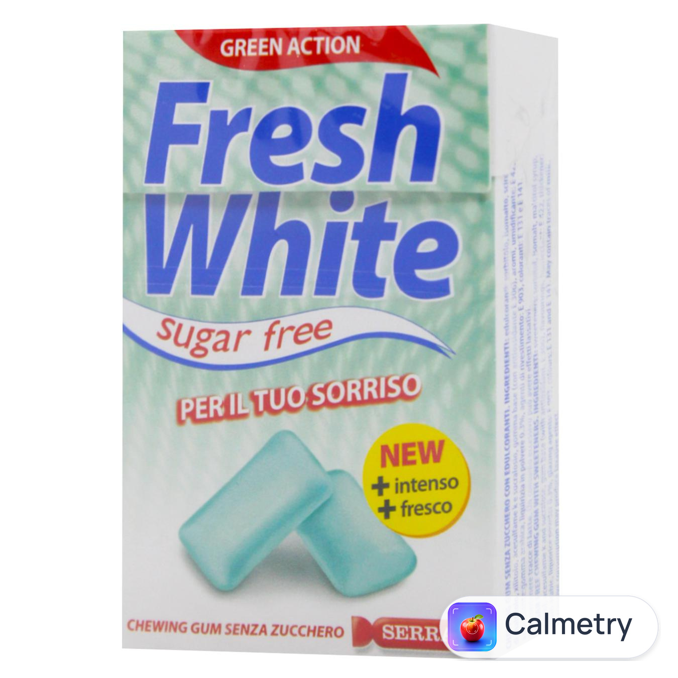 Жувальна гумка Fresh White Green Action без цукру 28г