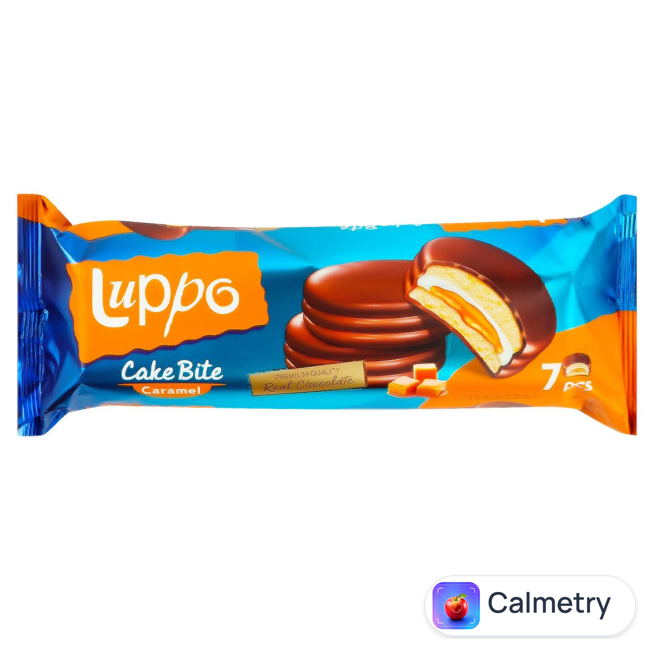 Кекс Luppo з маршмеллоу та карамельною начинкою у молочному шоколаді 182г