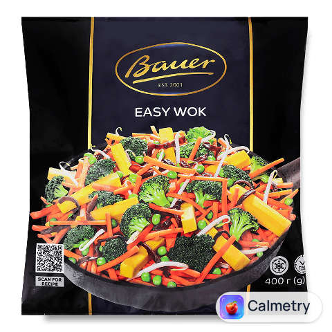 Суміш овочева Bauer Easy Wok швидкозаморожена, 400г