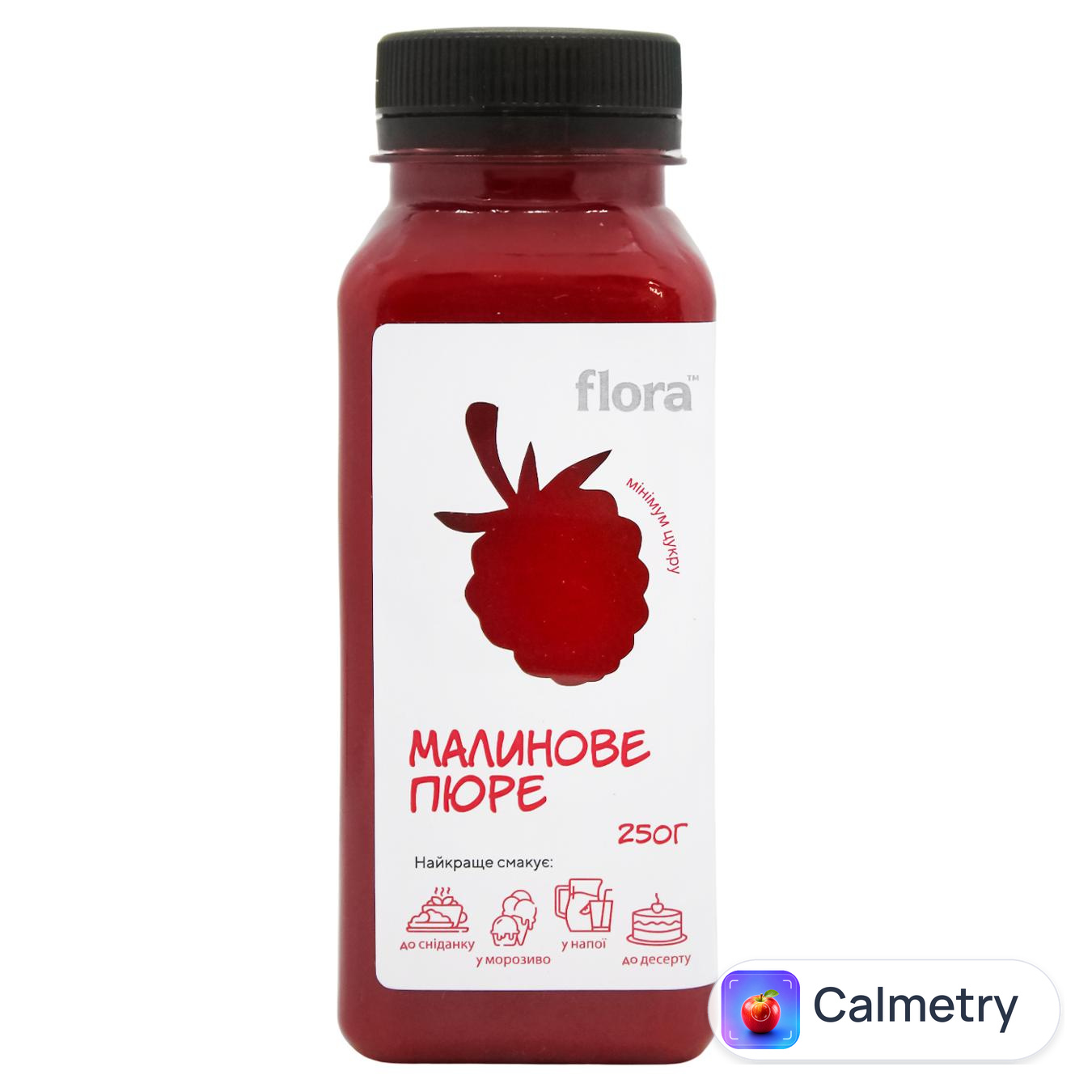 Пюре Flora Малина 250мл — фото продукту