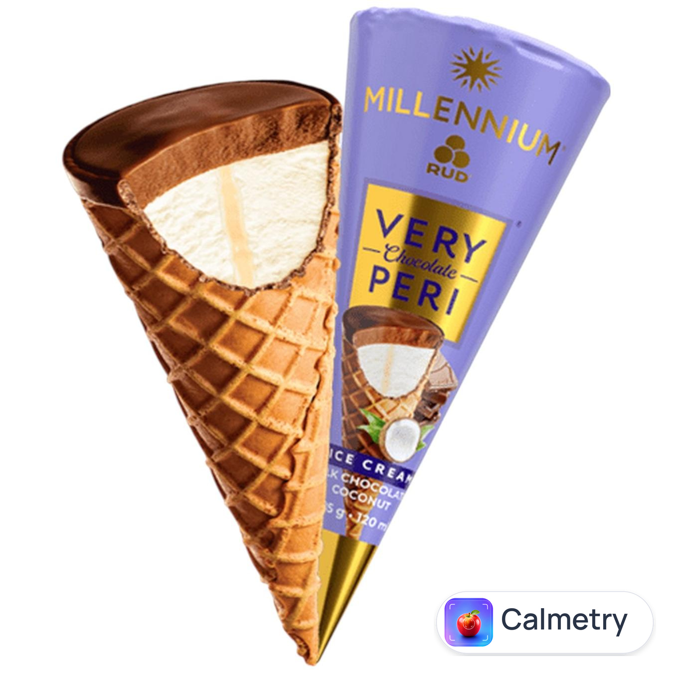 Морозиво Рудь Milennium Very Peri шоколад-кокос 85г