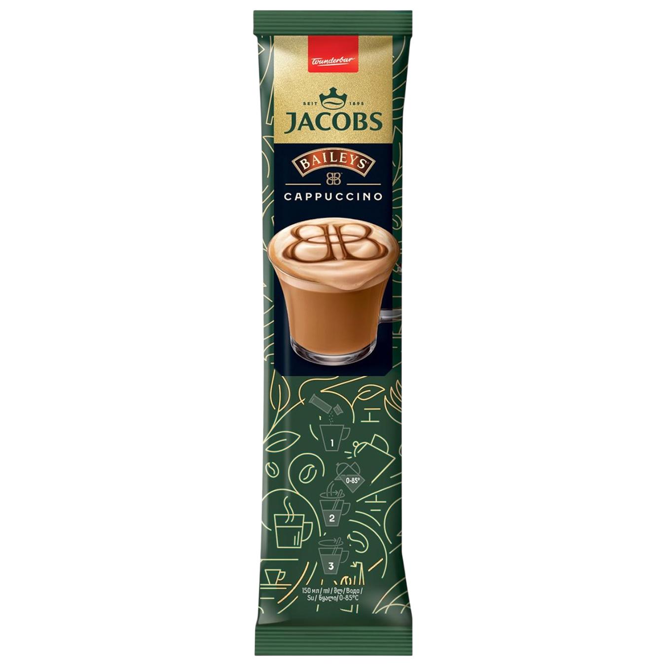 Напій кавовий Jacobs Baileys Cappuccino 3в1 15г — фото продукту