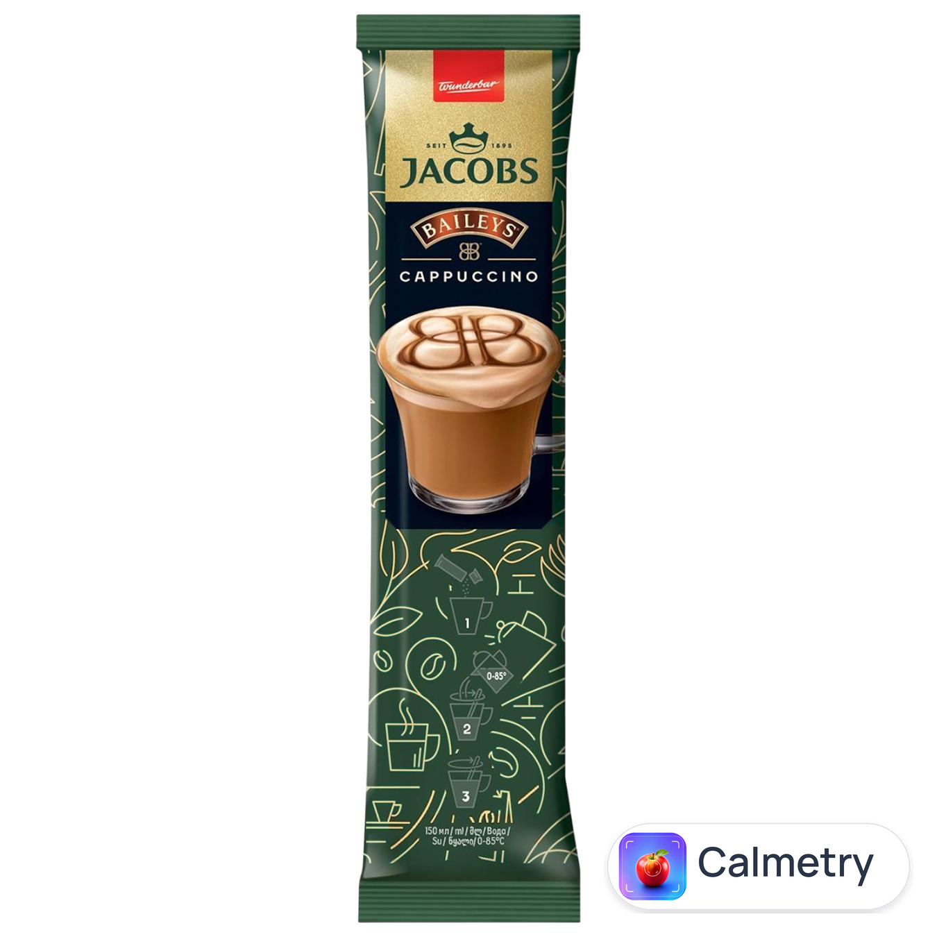 Напій кавовий Jacobs Baileys Cappuccino 3в1 15г — фото продукту