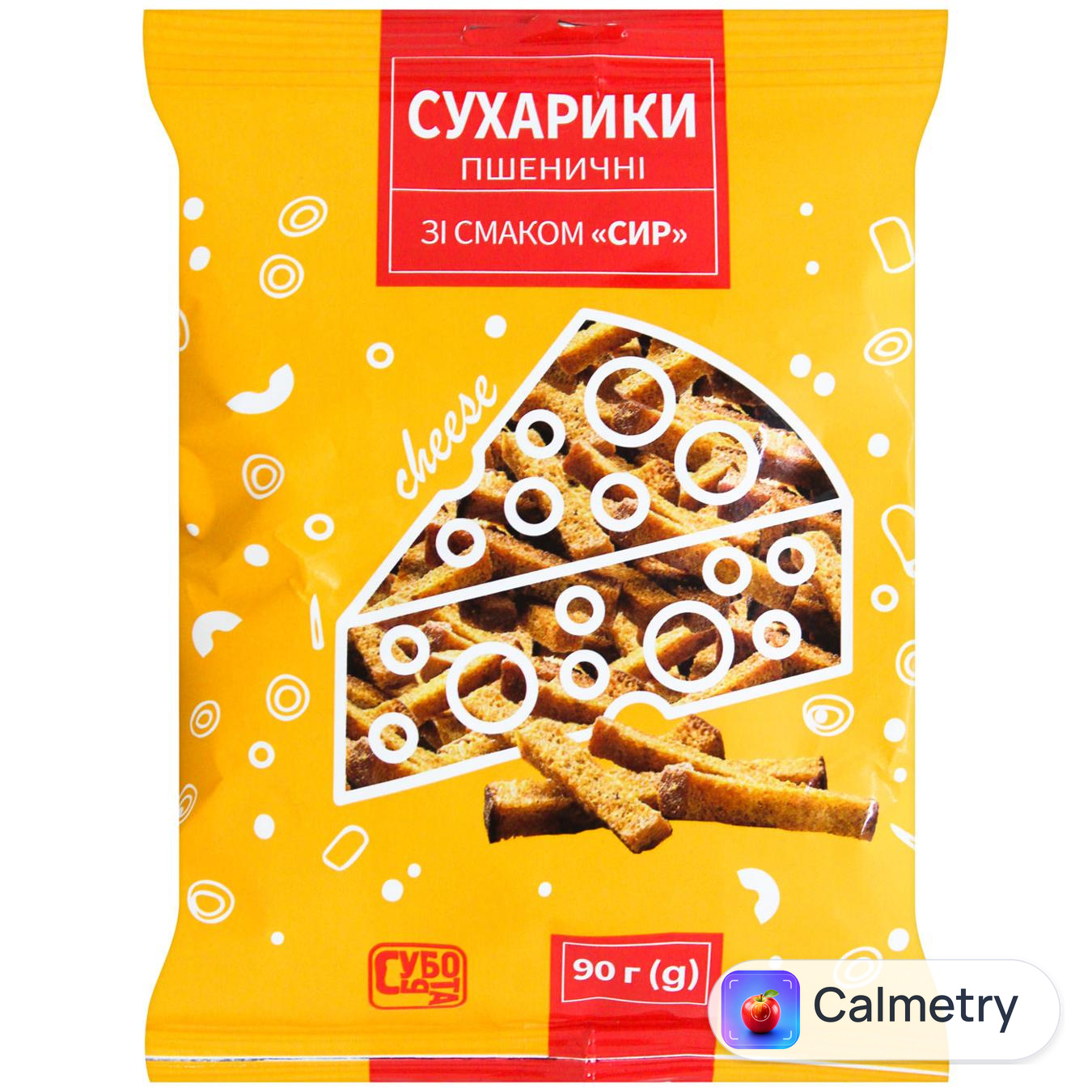 Сухарики Субота пшеничні зі смаком сиру 90г