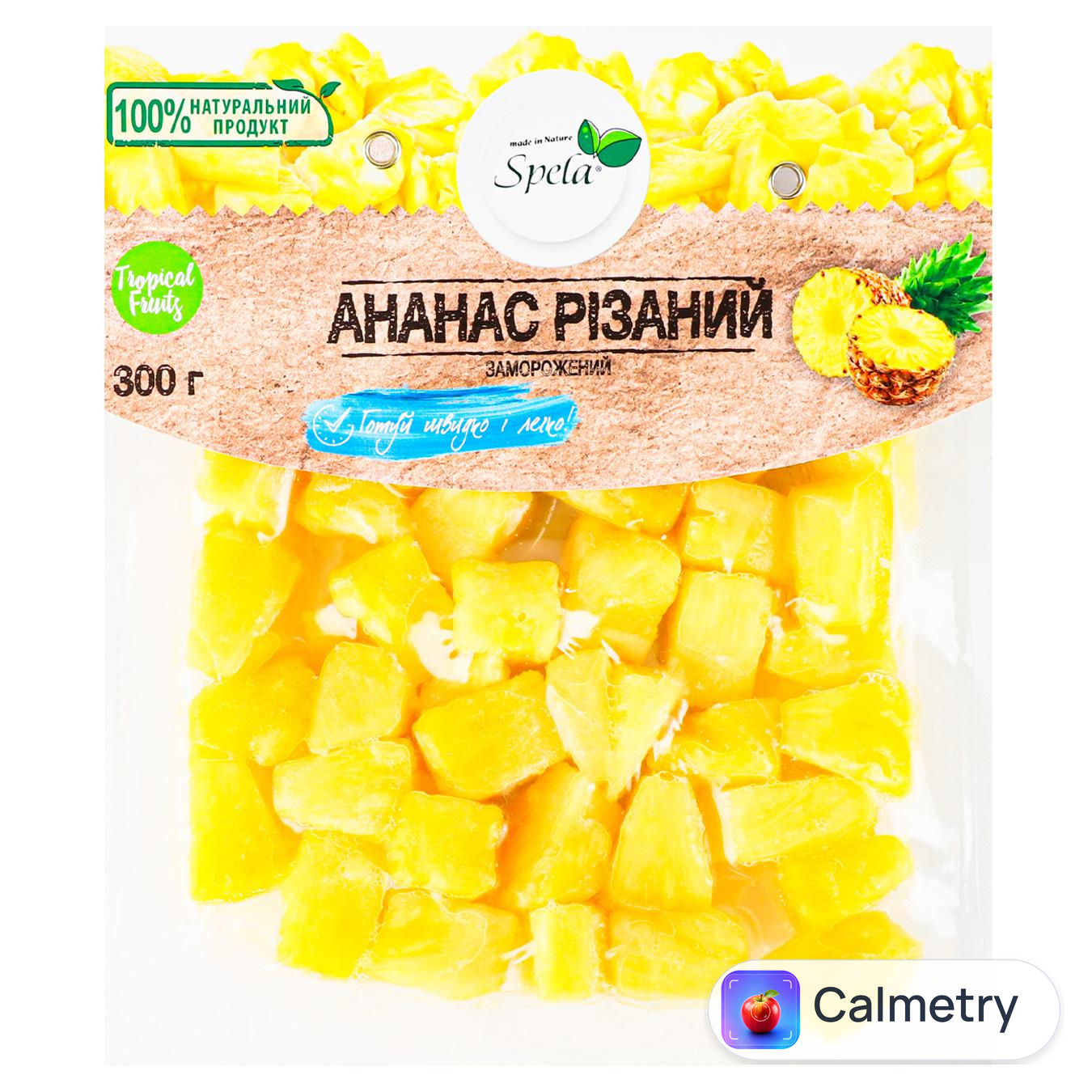 Ананас Spela різаний заморожений 300г — фото продукту