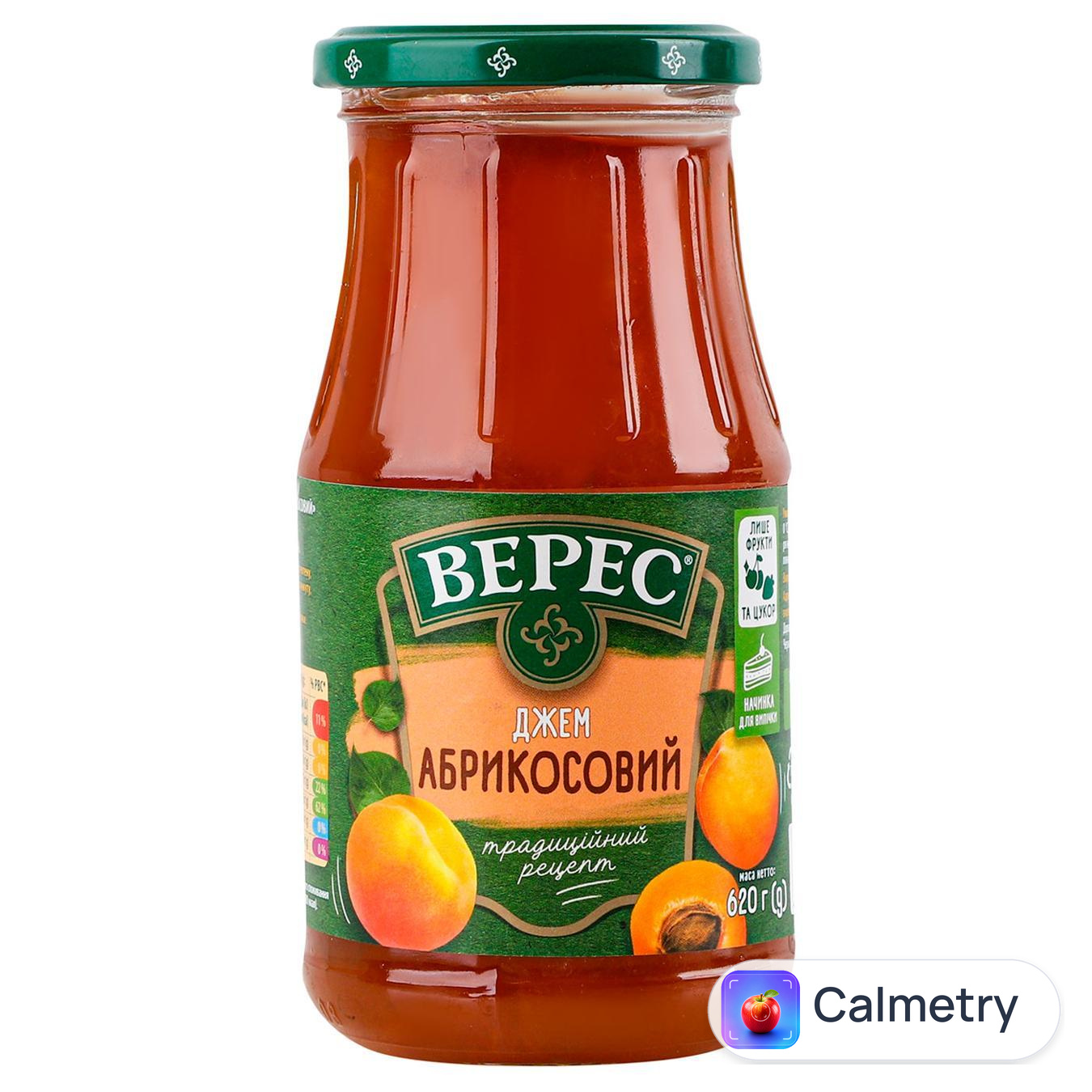 Джем Верес абрикосовий 550г — фото продукту