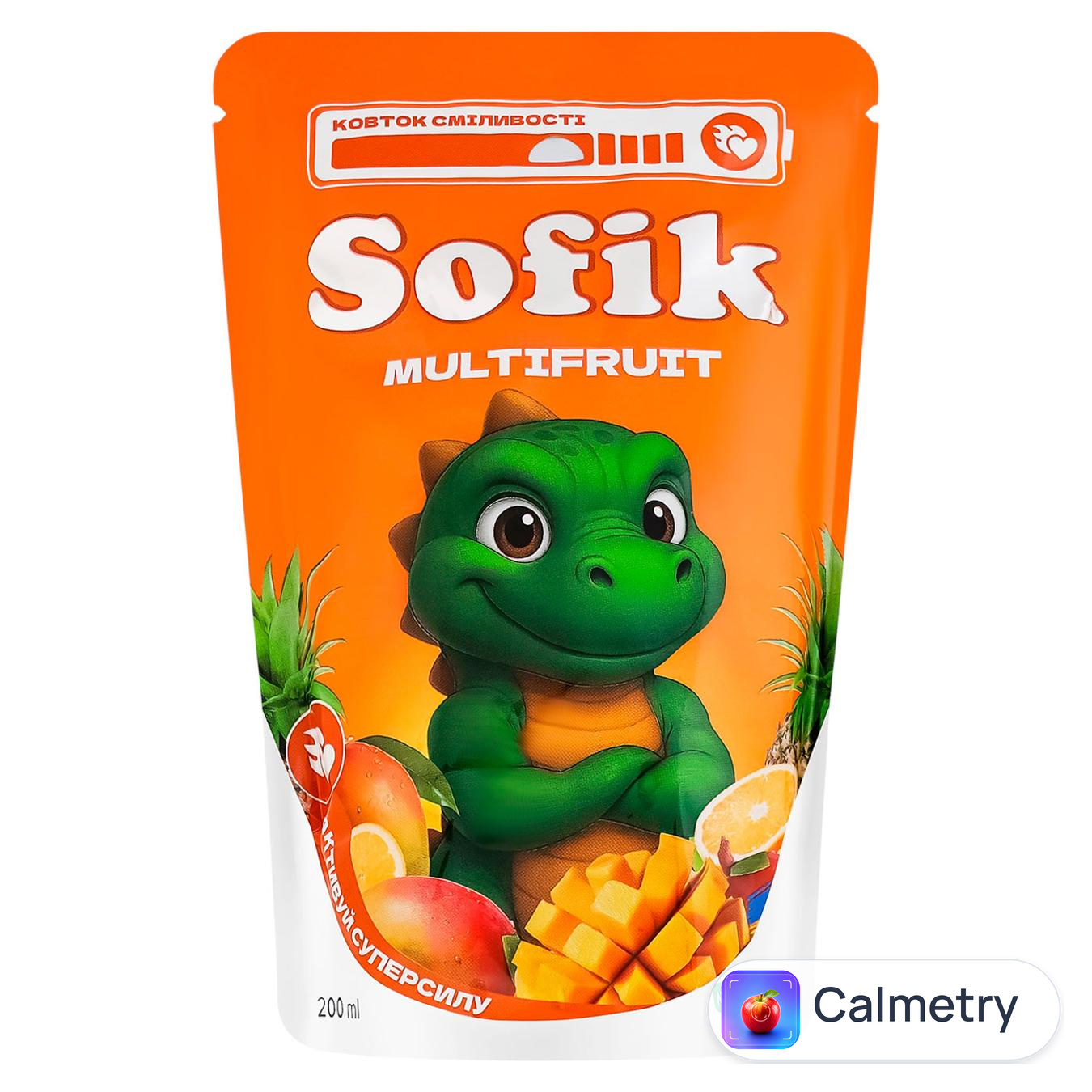 Напій соковий Sofik Multifruit зі смаком манго 200мл