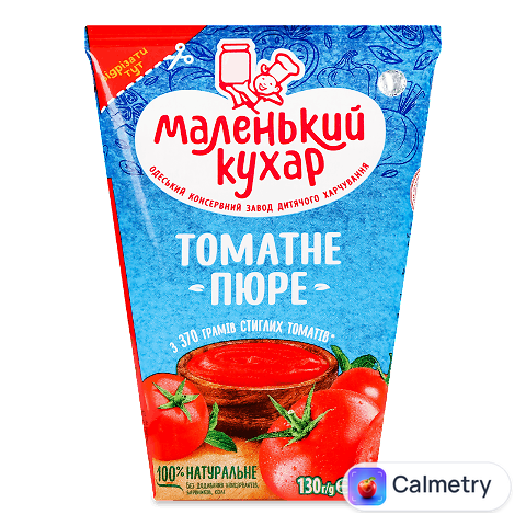 Пюре томатне «Маленький кухар», 130г