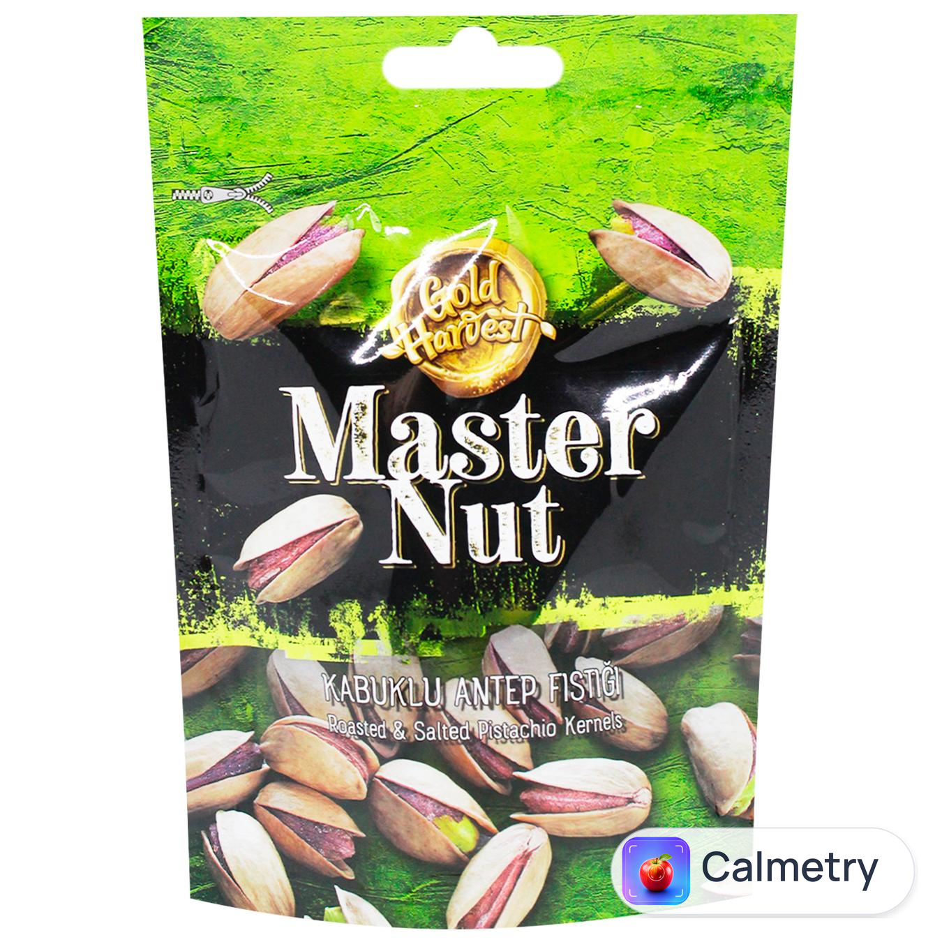 Фісташки Master Nut смажені солоні 60г