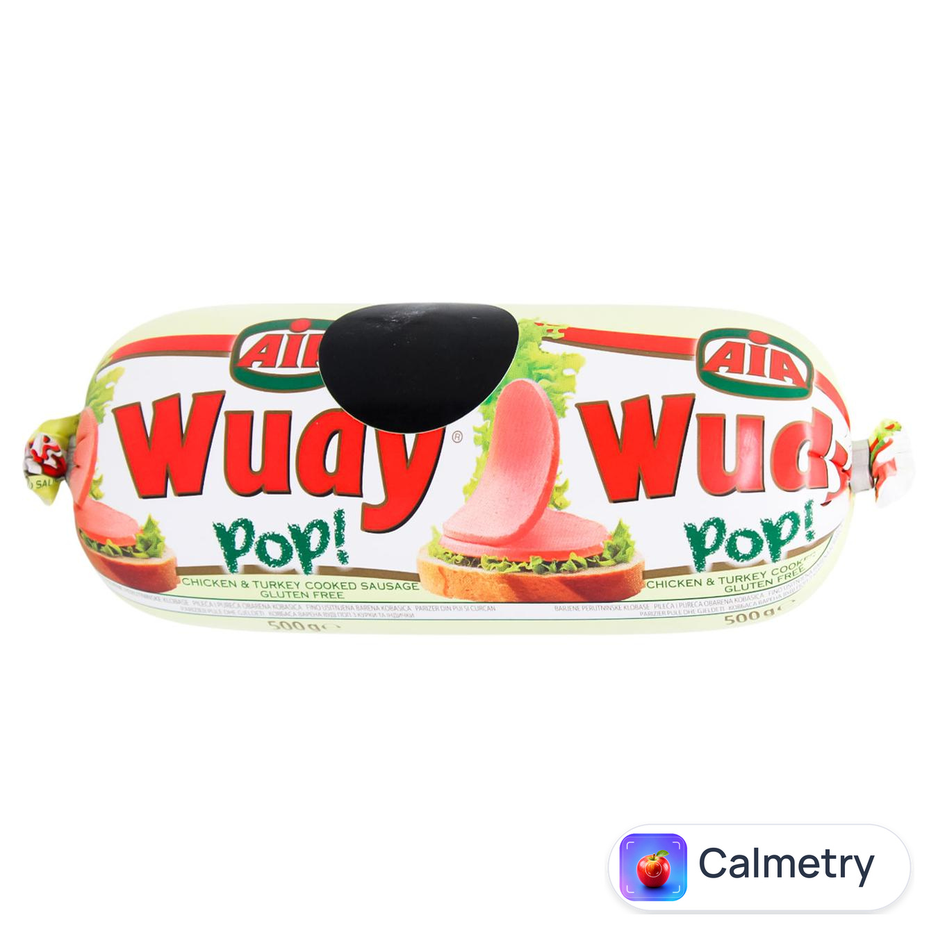 Ковбаса Wudy Pop з курки та індички варена 500г