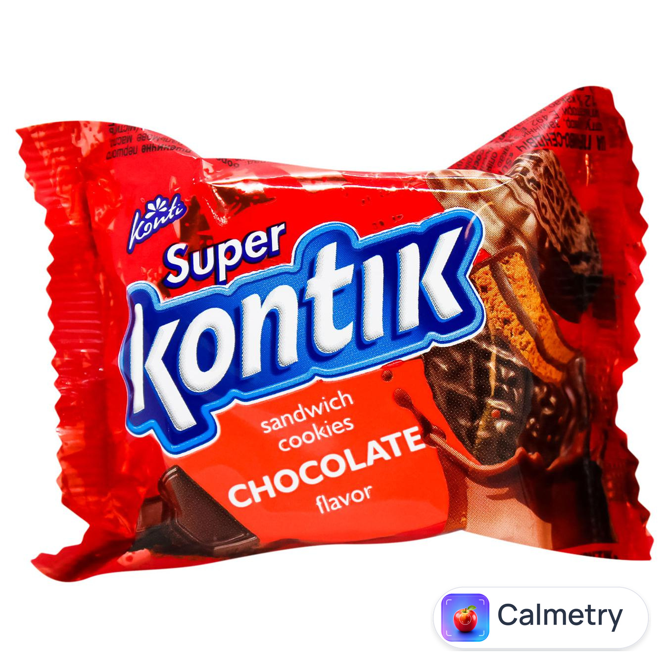 Печиво-сендвіч Konti Super Kontik зі смаком шоколаду в глазурі 45г