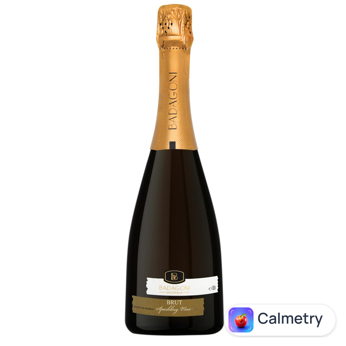 Вино ігристе Badagoni біле брют 12,5% 0,75л