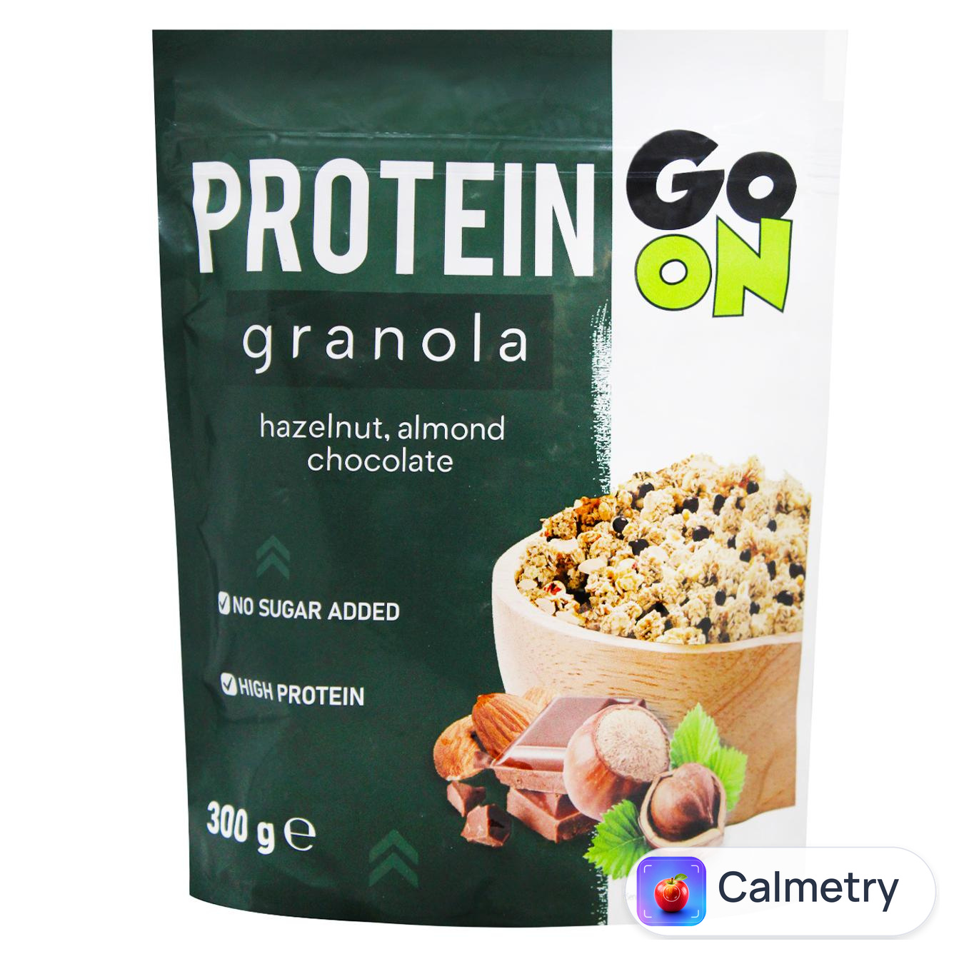 Гранола Go on nutrition протеїнова з шоколадом та горіхами 300г — фото продукту