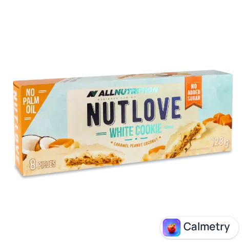 Печиво Allnutrition Nutlove кокосове з карамеллю та арахісом