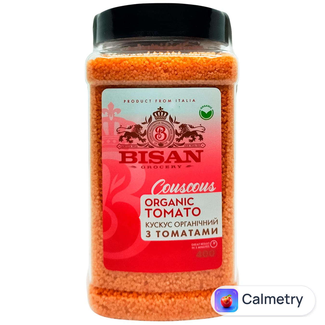 Кус-кус Bisan органічний з томатами 400г
