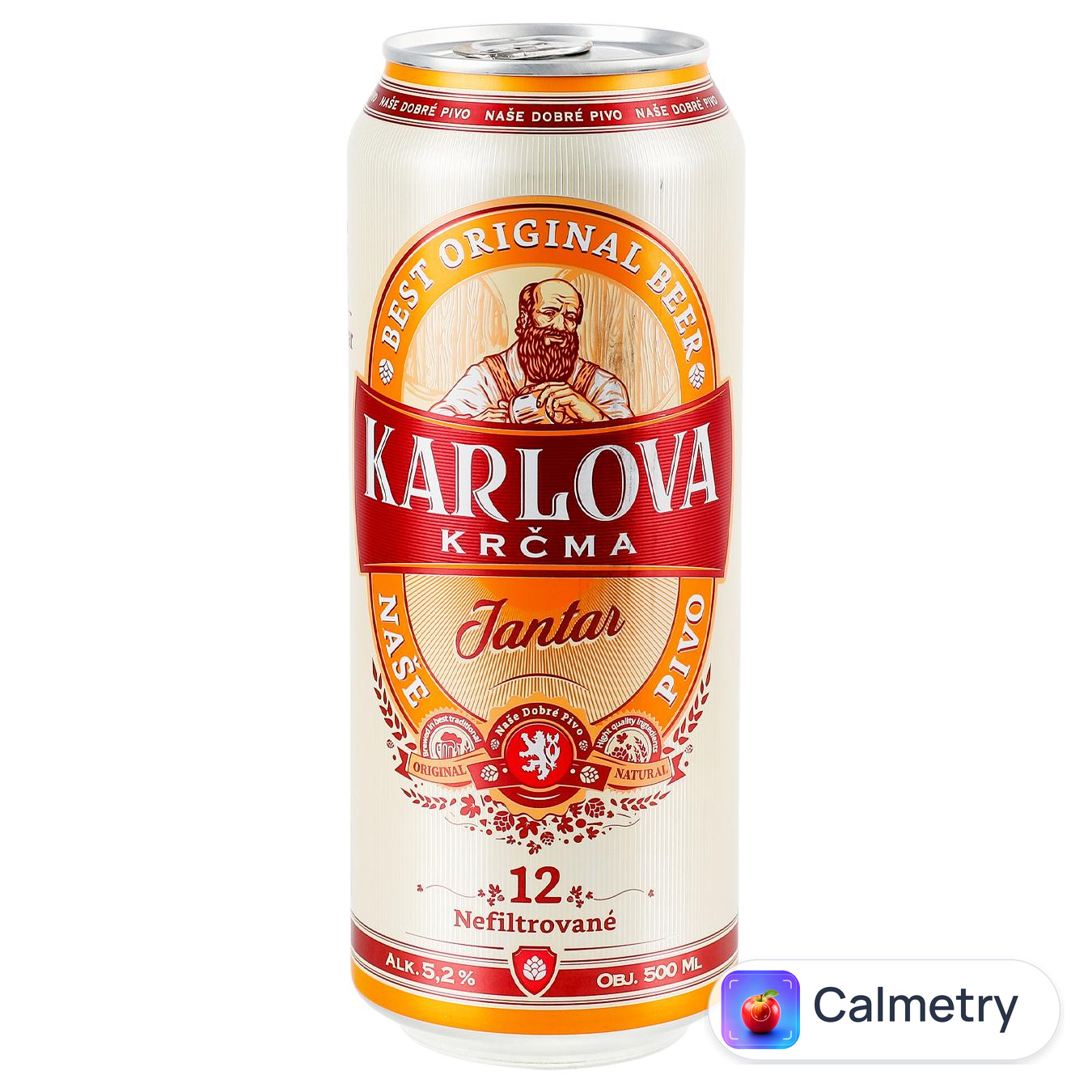 Пиво Karlova Krcma Jantar світле фільтроване 5,2% 0,5л