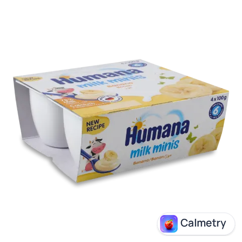 Продукт кисломолочний Humana Milk minis банан