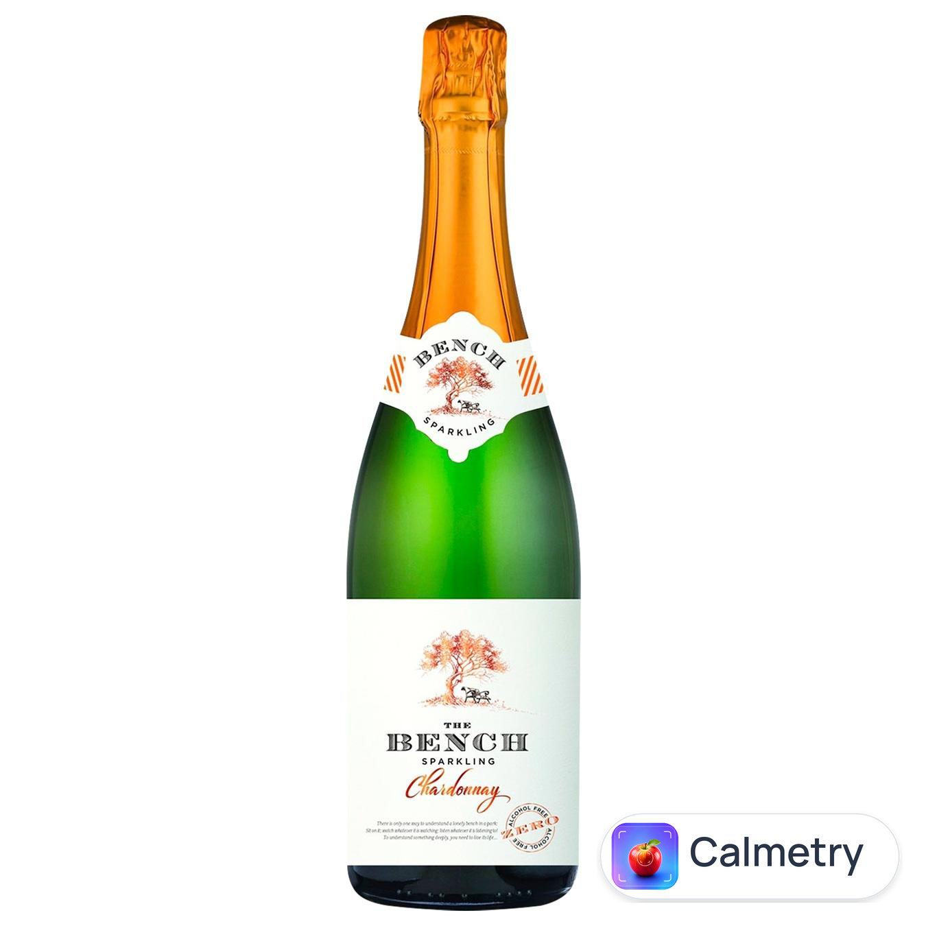 Вино ігристе The Bench Chardonnay біле безалкогольне 0,75л