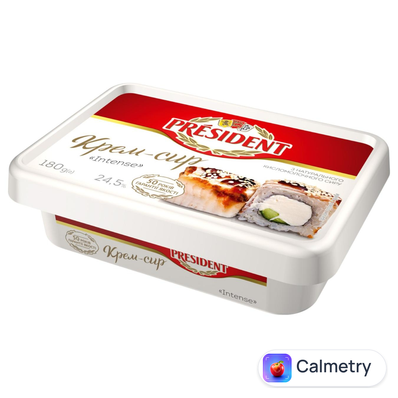 Крем-сир President Intense 24,5% 180г