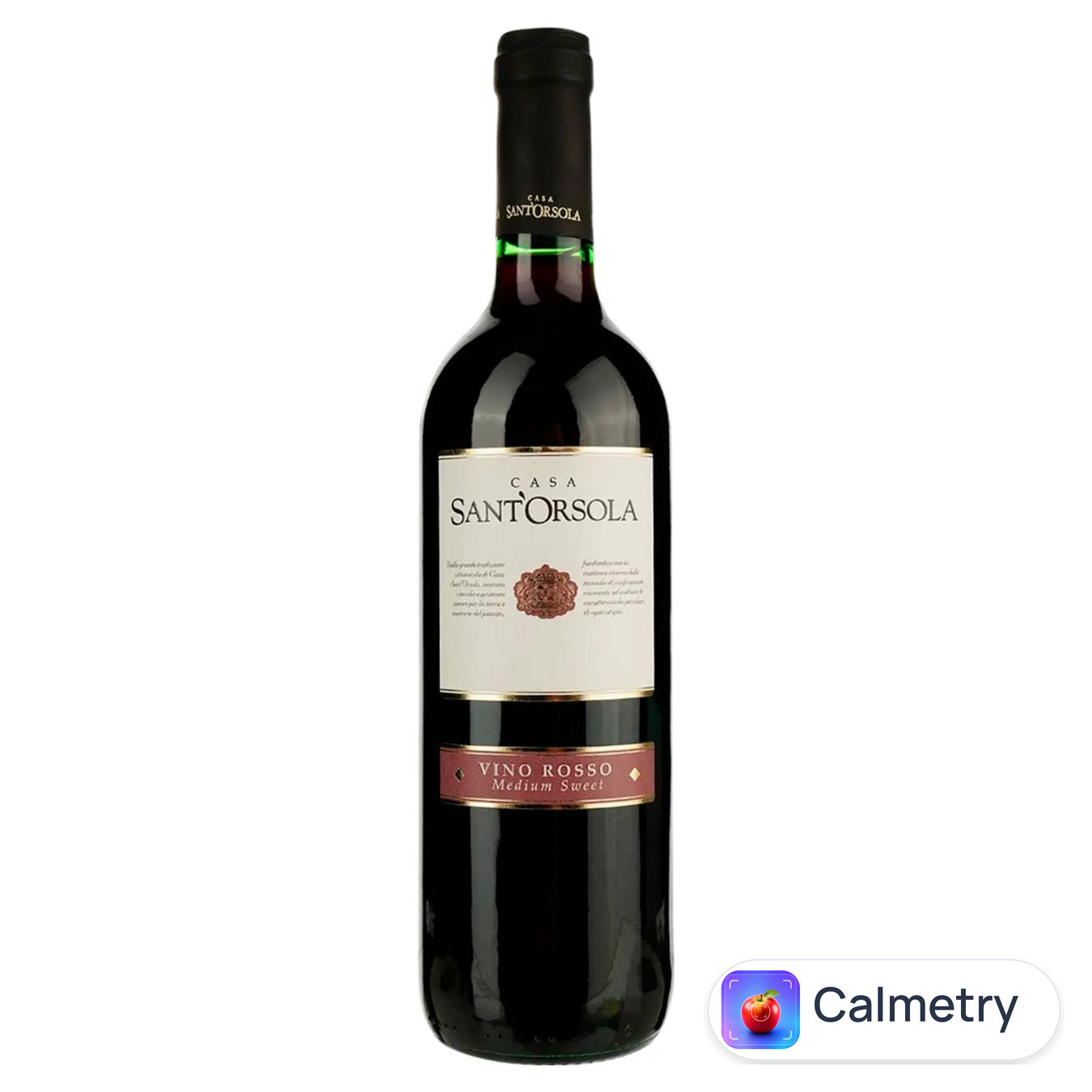 Вино Casa Sant’Orsola Vino Rosso червоне напівсолодке 11% 0,75л