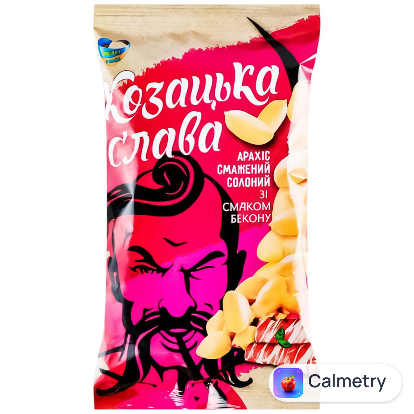 Арахіс Козацька Слава зі смаком бекону смажений солоний 100г