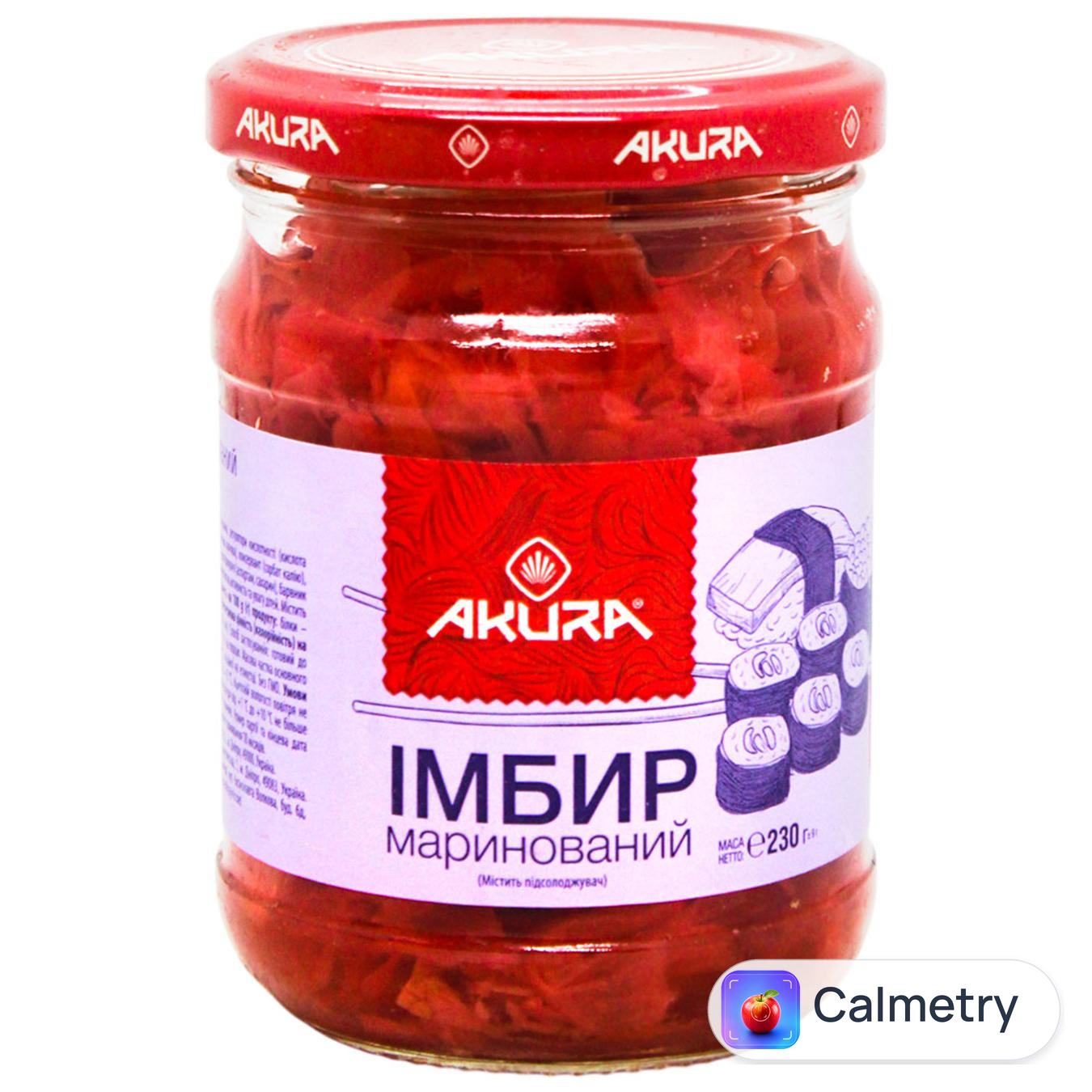 Імбир Akura маринований 230г