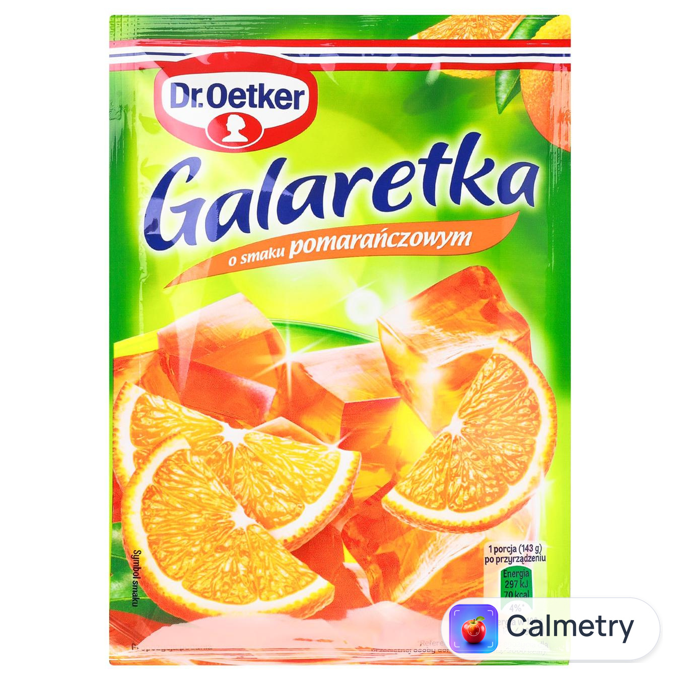 Желе Dr.Oetker Galaretka зі смаком апельсина 72г — фото продукту
